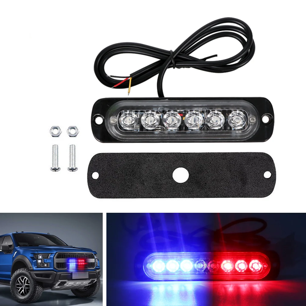 HOT Waterproof LED Car Signal Lamp Bar Red Blue Police Light Emergency Warning Light Flashing Lighting Side Marker For Car Truck
HOT Waterproof LED Car Signal Lamp Bar Red Blue Police Light Emergency Warning Light Flashing Lighting Side Marker For Car Truck