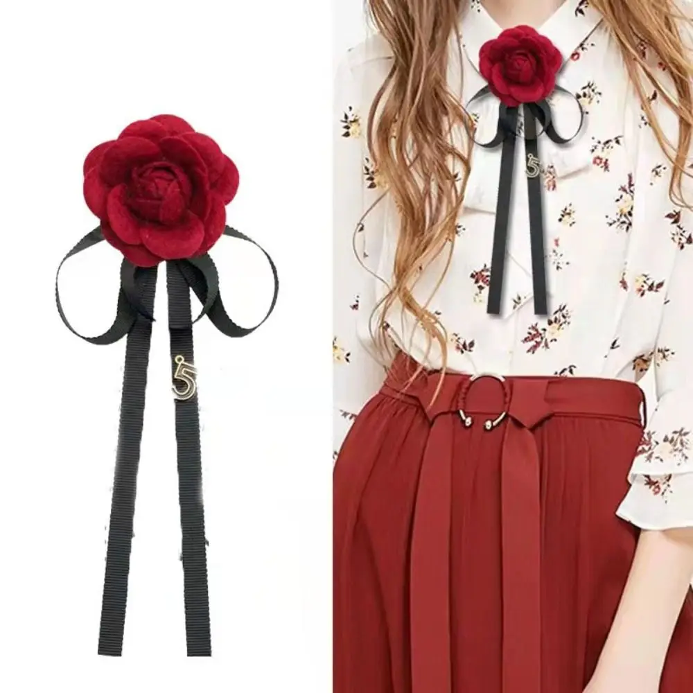 

Polyester Bow Tie Fashion Neck Decoration Gift Roses Decoration Brooch Jewelry Accessories Necktie Shirt Collar