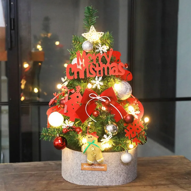 LED Christmas Tree Tabletop Artificial Christmas Pine TreeSmall Xmas Tree with Ornaments Multicolor LED Lights Mini Desktop Tree
LED Christmas Tree Tabletop Artificial Christmas Pine TreeSmall Xmas Tree with Ornaments Multicolor LED Lights Mini Desktop Tree