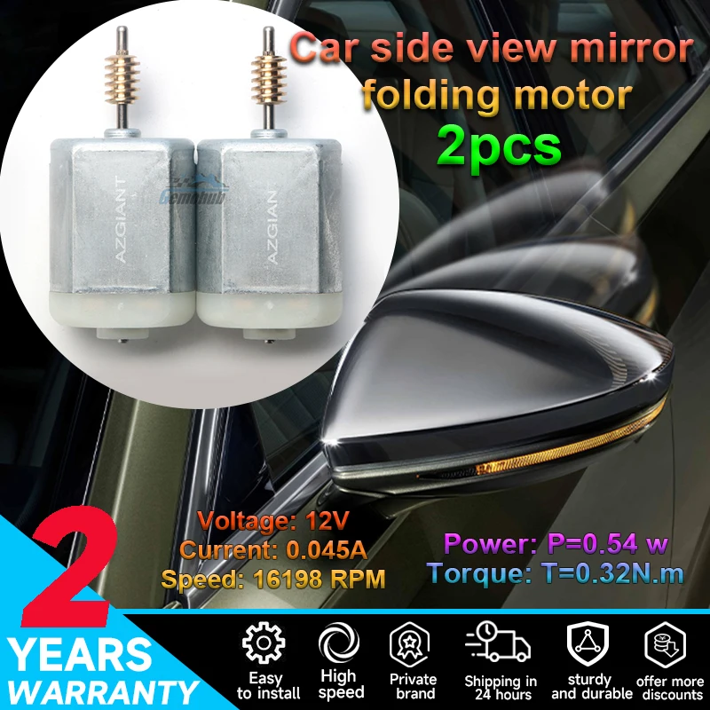 Car FOLDING MIRROR MOTOR FC-280 DC 12V 16198 RPM 0.045A KIT for Jaguar XF X260 Tesla Model S PTC car part repair kit TOOLS NEW
Car FOLDING MIRROR MOTOR FC-280 DC 12V 16198 RPM 0.045A KIT for Jaguar XF X260 Tesla Model S PTC car part repair kit TOOLS NEW