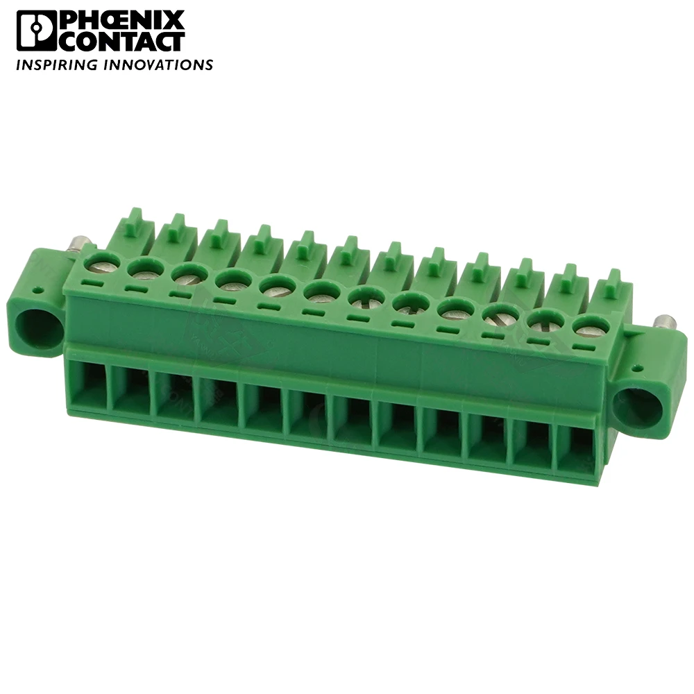 1Pcs 3.5mm Original Genuine Phoenix Contact Connector PCB Pluggable PLUG-IN Terminal Block 12 Pin MC 1.5 STF 3.5 1847220 8A 160V
1Pcs 3.5mm Original Genuine Phoenix Contact Connector PCB Pluggable PLUG-IN Terminal Block 12 Pin MC 1.5 STF 3.5 1847220 8A 160V
