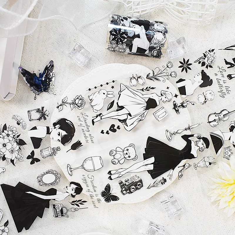 60mm*2m Modern Vintage Girl Collage PET Tape Roll Goo Card Crystal Acrylic Stickers Masking Tape Decor Scrapbooking DIY Photo
60mm*2m Modern Vintage Girl Collage PET Tape Roll Goo Card Crystal Acrylic Stickers Masking Tape Decor Scrapbooking DIY Photo