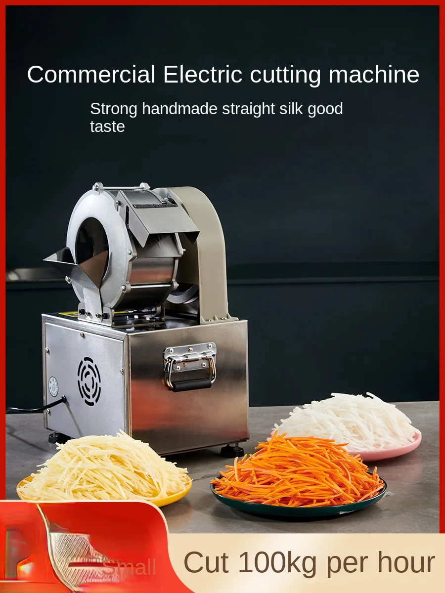 Potato Slicer Commercial Full-Automatic Turnip Strip Grater Stainless Steel Electric Slicer Garlic Slice Machine
Potato Slicer Commercial Full-Automatic Turnip Strip Grater Stainless Steel Electric Slicer Garlic Slice Machine