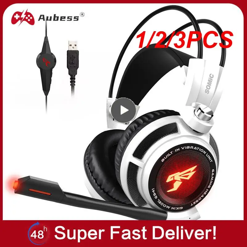 1/2/3PCS Somic G941 Gaming Headset 7.1 Sound Vibration Amplify Sound Headphone With Mic LED Light For PS5/ /PC/Laptop/Computer
1/2/3PCS Somic G941 Gaming Headset 7.1 Sound Vibration Amplify Sound Headphone With Mic LED Light For PS5/ /PC/Laptop/Computer