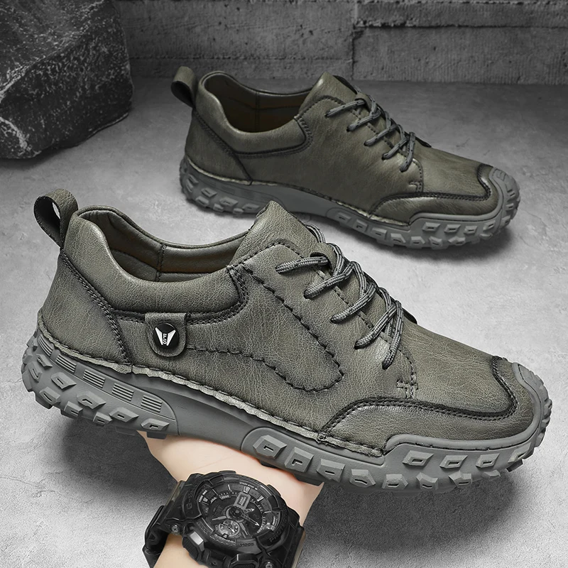 Handmade Casual Shoes Men Non-Slip Outdoor Sneakers Patchwork Autumn New Men's Footwear Plus Size 38-46
Handmade Casual Shoes Men Non-Slip Outdoor Sneakers Patchwork Autumn New Men's Footwear Plus Size 38-46