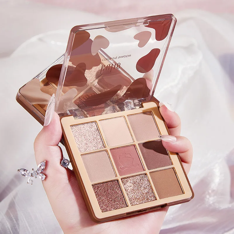 Kulio Wood Shadow Quicksand Magic Color Nine-Color Eye Shadow Palette Nine Square Matte Pearly Earth Color Bright Eye Shadow
Kulio Wood Shadow Quicksand Magic Color Nine-Color Eye Shadow Palette Nine Square Matte Pearly Earth Color Bright Eye Shadow
