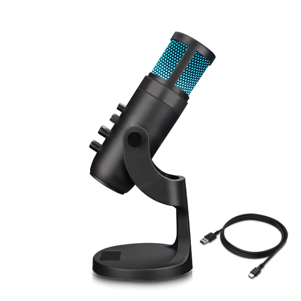 Микрофон RGB с динамической планкой, конденсаторный микрофон типа c, микрофон для настольного ПК для ввоза игр и потоковой передачи данных
Микрофон RGB с динамической планкой, конденсаторный микрофон типа c, микрофон для настольного ПК для ввоза игр и потоковой передачи данных