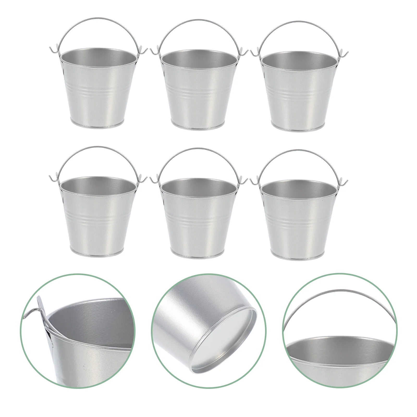 6 Pcs Small Flower Pots Iron Flower Planting Pot Practical Flower Plant Holder
6 Pcs Small Flower Pots Iron Flower Planting Pot Practical Flower Plant Holder