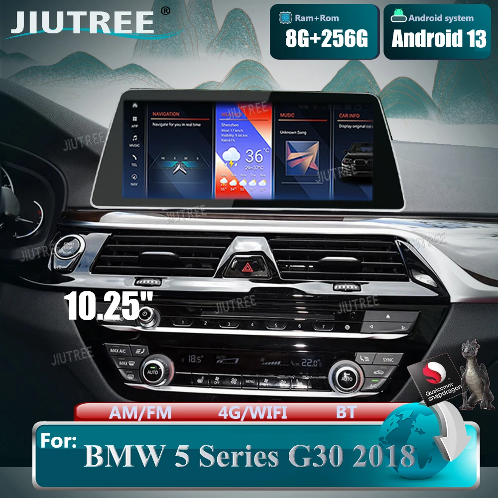 Автомобильный мультимедийный плеер для BMW 5 серии G30 G31 G38 2018 - 2021 EVO система Android 13 ID8 навигация автомобильное радио IPS Carplay
Автомобильный мультимедийный плеер для BMW 5 серии G30 G31 G38 2018 - 2021 EVO система Android 13 ID8 навигация автомобильное радио IPS Carplay