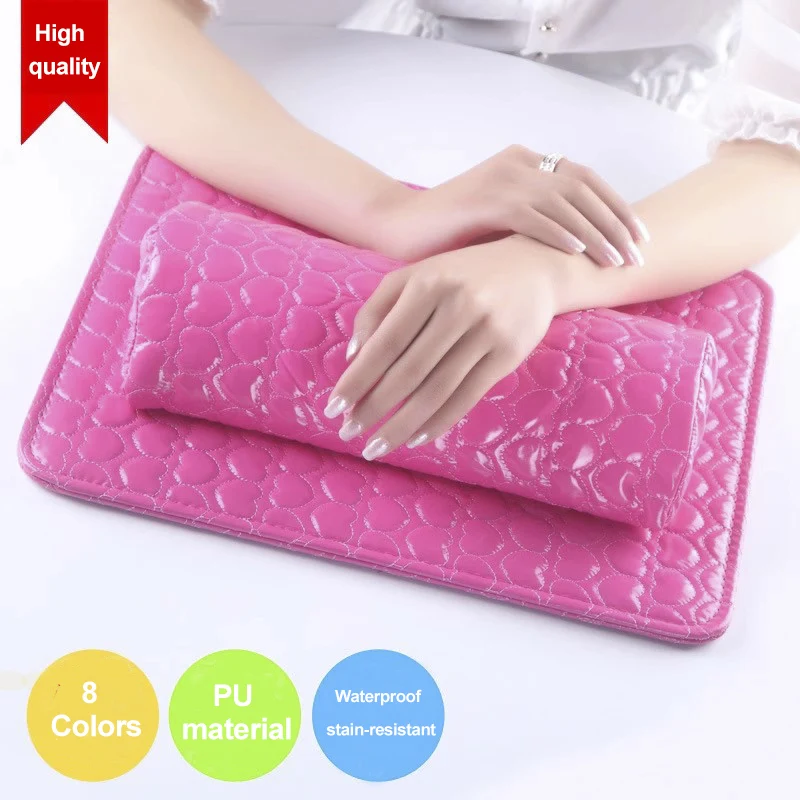 PU Leather Arm Rest for Nails Washable Professional Manicure Table Nail Stylist Supplies Soft Sponge Nail Art Hand Rest Cushion
PU Leather Arm Rest for Nails Washable Professional Manicure Table Nail Stylist Supplies Soft Sponge Nail Art Hand Rest Cushion