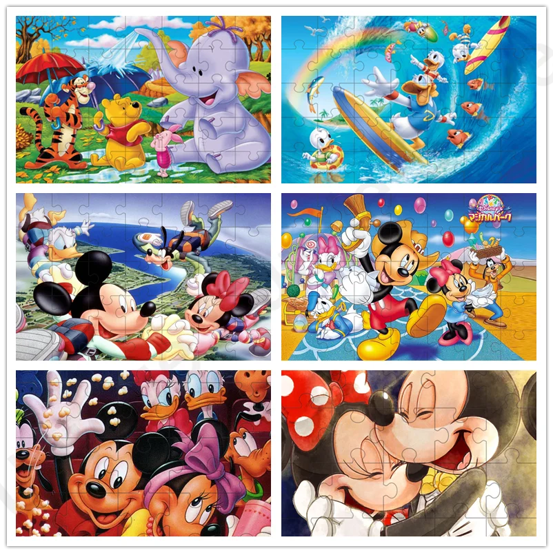 Jigsaw Puzzle Disney Mickey Mouse and Donald Duck Winnie The Pooh Jigsaw Fun Family Game Intellective Educational Toy Home Decor
Jigsaw Puzzle Disney Mickey Mouse and Donald Duck Winnie The Pooh Jigsaw Fun Family Game Intellective Educational Toy Home Decor