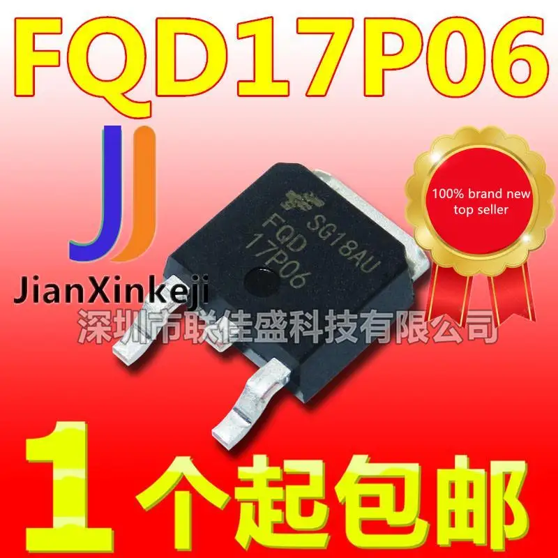 30 шт. 100% оригинальные новые FQD17P06 TO-252 упаковка P трубки MOS трубка с полевым эффектом-60V -17A
30 шт. 100% оригинальные новые FQD17P06 TO-252 упаковка P трубки MOS трубка с полевым эффектом-60V -17A