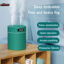 600ML Dual Nozzle Air Humidifier USB Aroma Essential Oil Diffuser Warm Light for Home Ultrasonic Cool Mist Maker Humidificador
600ML Dual Nozzle Air Humidifier USB Aroma Essential Oil Diffuser Warm Light for Home Ultrasonic Cool Mist Maker Humidificador