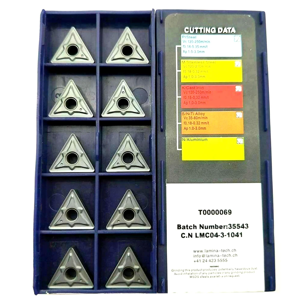 10pcs TNMG160408 NN Carbide Insert Blades TNMG332 Turning Indexable Blade For Steel CN Precision Grinding Trimming Turning Tools
10pcs TNMG160408 NN Carbide Insert Blades TNMG332 Turning Indexable Blade For Steel CN Precision Grinding Trimming Turning Tools