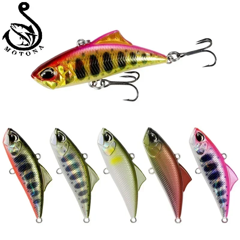 

MOTONA Artificial Fishing Lures VIB Spearhead RYUKI Vibration Lure for Pike Winter Bait Trouts Tackle 45mm 5.3g jig swimbait