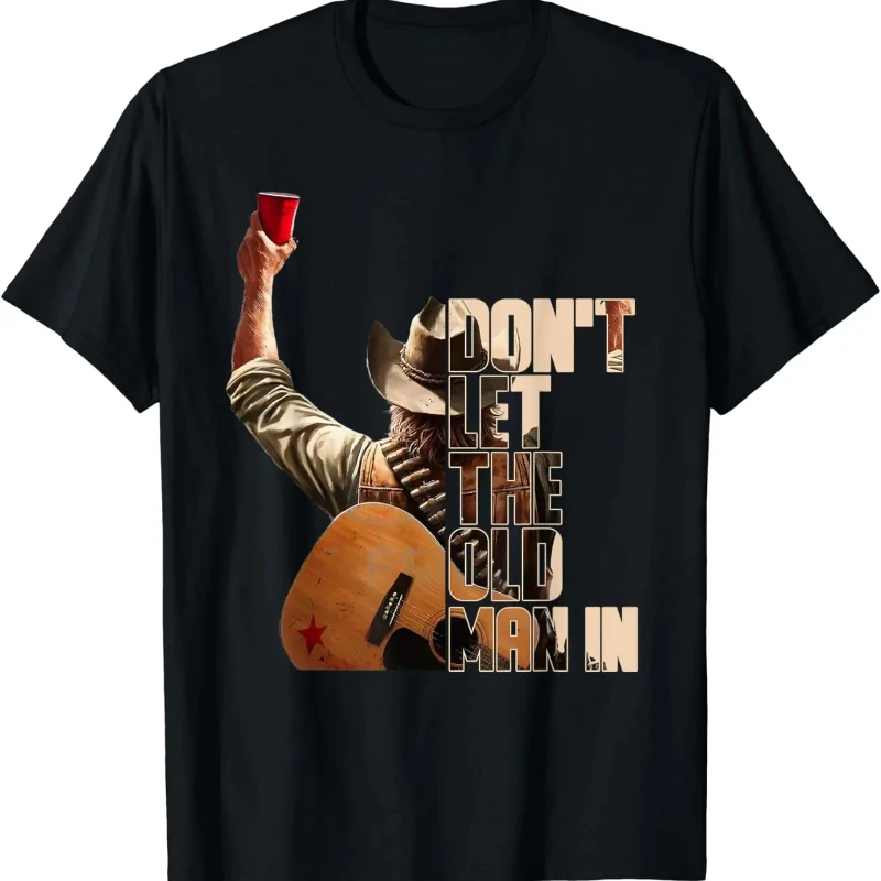 Fashion short-sleeved "Don't let the old people down" T-shirt round neck casual personality top men's and women's daily clothing
Fashion short-sleeved "Don't let the old people down" T-shirt round neck casual personality top men's and women's daily clothing