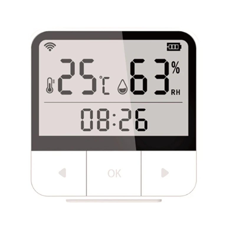 Tuya Smart Wifi Temperature And Humidity Sensor Detector Indoor Hygrometer Thermometer LCD Display Work For Alexa Google
Tuya Smart Wifi Temperature And Humidity Sensor Detector Indoor Hygrometer Thermometer LCD Display Work For Alexa Google