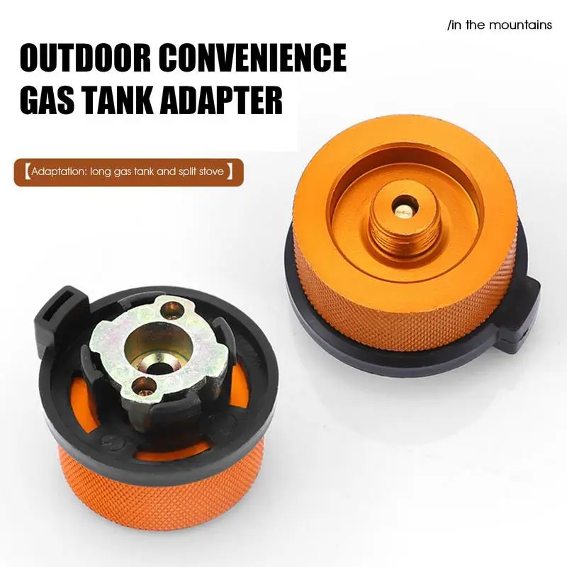 

Outdoor Camping Stove Gas Tank Adapter Propane Tank Adapter American Standard Adapter Gas Burner Conversion Head Camping Gear