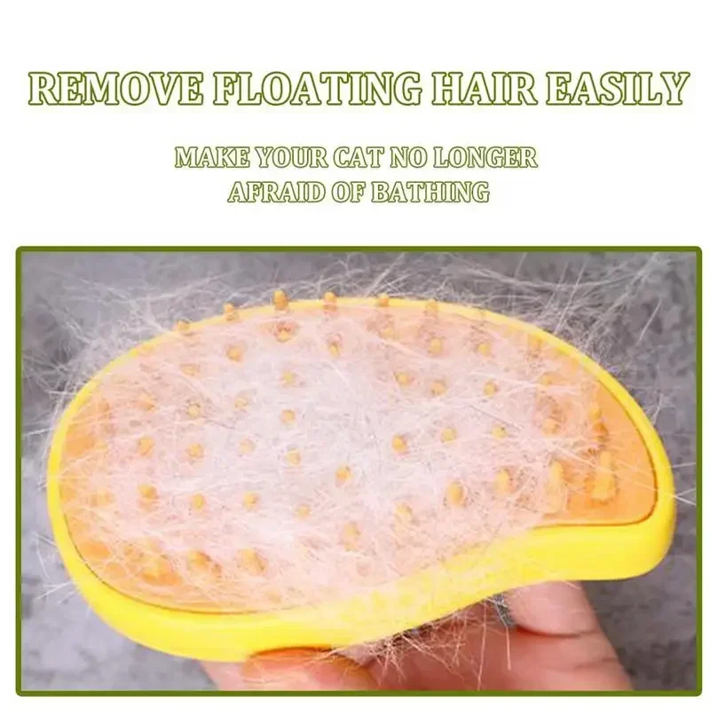 Steamy Dog Brush Electric Spray Cat Hair Brush 3 in1 Dog Steamer Brush for Massage Pet Grooming Removing Tangled and Loose Hair Steamy Dog Brush Electric Spray Cat Hair Brush 3 in1 Dog Steamer Brush for Massage Pet Grooming Removing Tangled and Loose Hair