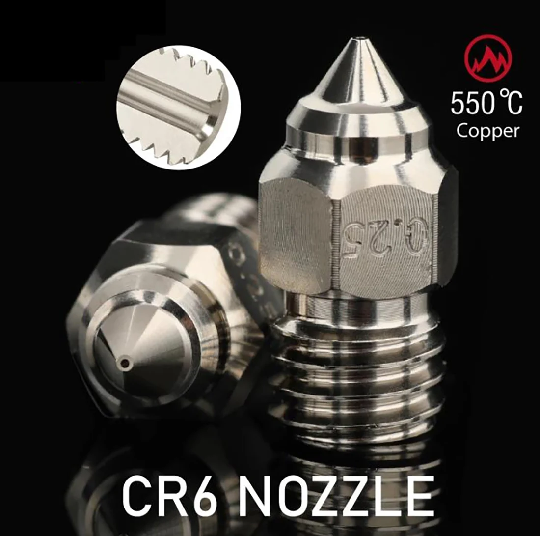 Ender 3 S1 Plated Copper Nozzle Precise Printing Compatible with High Temperature Eneder 3 3D Printer Accessories
Ender 3 S1 Plated Copper Nozzle Precise Printing Compatible with High Temperature Eneder 3 3D Printer Accessories