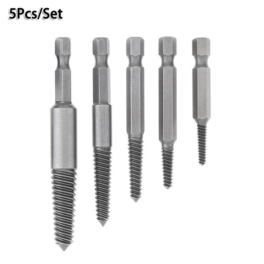 Drill Bit Hex Screw Extractors DIY Working Metal Metalworking Tools Hex Shank Set 1/4 Inch Broken Bolt Remover
Drill Bit Hex Screw Extractors DIY Working Metal Metalworking Tools Hex Shank Set 1/4 Inch Broken Bolt Remover