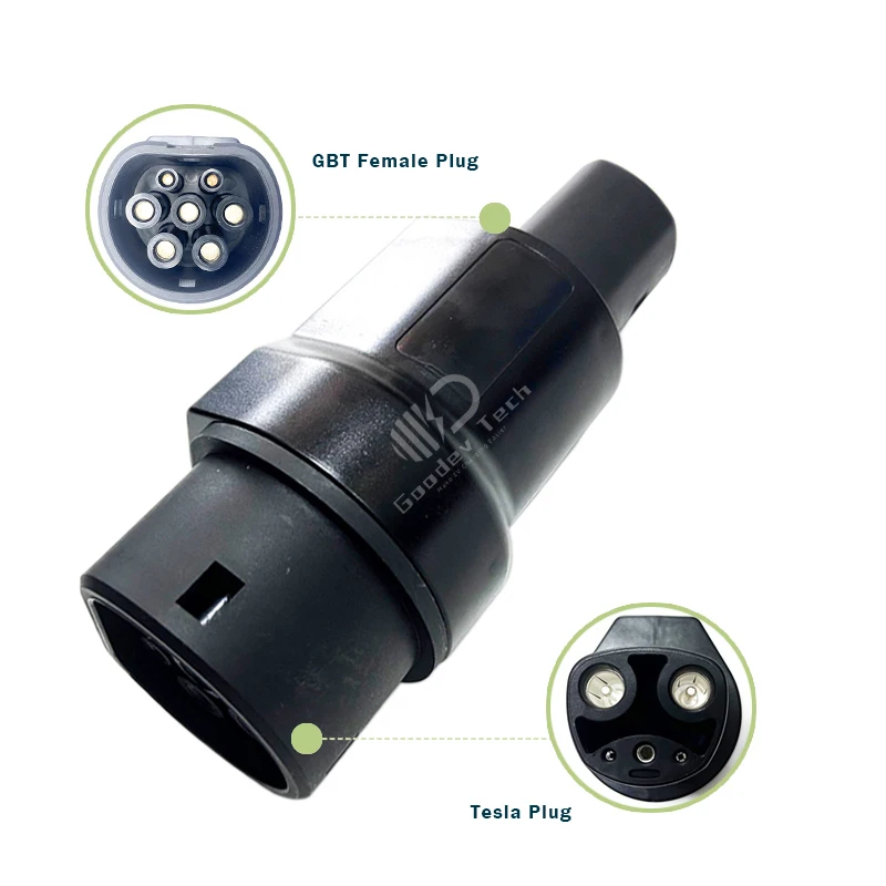 GBT 32A 7KW EV Connector Adapter Electric Car Portable Charger GB/T To Tesla TPC NACS EV Charging Adapter For Model S X 3
GBT 32A 7KW EV Connector Adapter Electric Car Portable Charger GB/T To Tesla TPC NACS EV Charging Adapter For Model S X 3