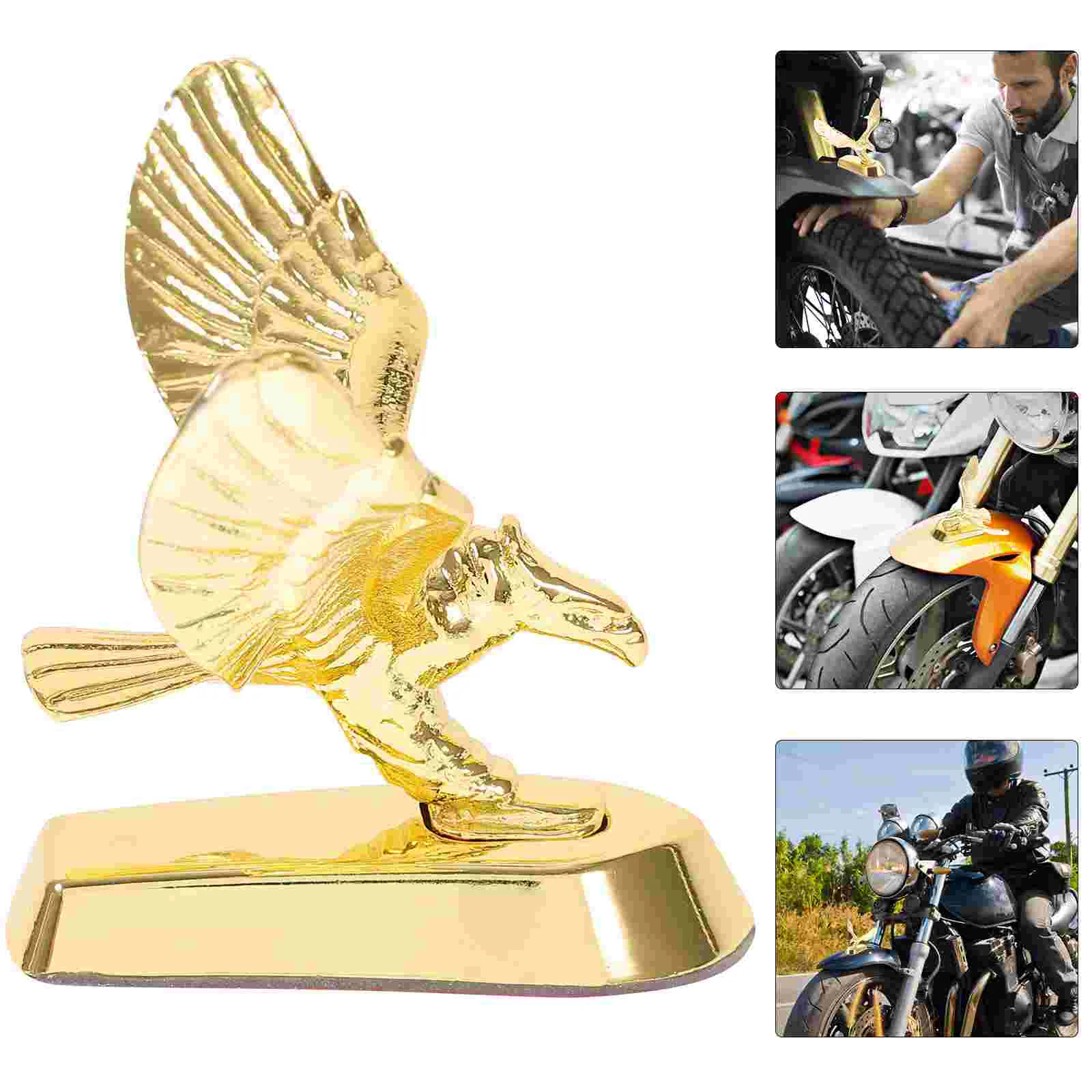 

Decorate Retro Hood Badge 3D Eagle Metal Motorcycle Modification Car Zinc Alloy