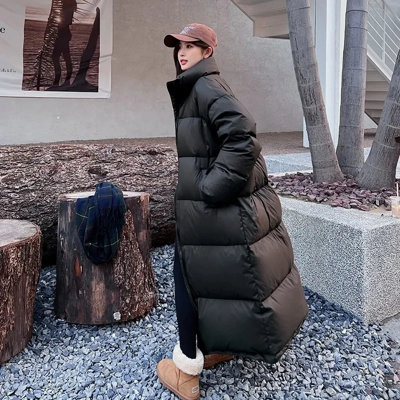 Women Winter Khaki Long Down Jacket Black Coat Fashion Windproof Thicken Warm Cotton-padded Clothes 2023 Female Puffer Outwear
Women Winter Khaki Long Down Jacket Black Coat Fashion Windproof Thicken Warm Cotton-padded Clothes 2023 Female Puffer Outwear