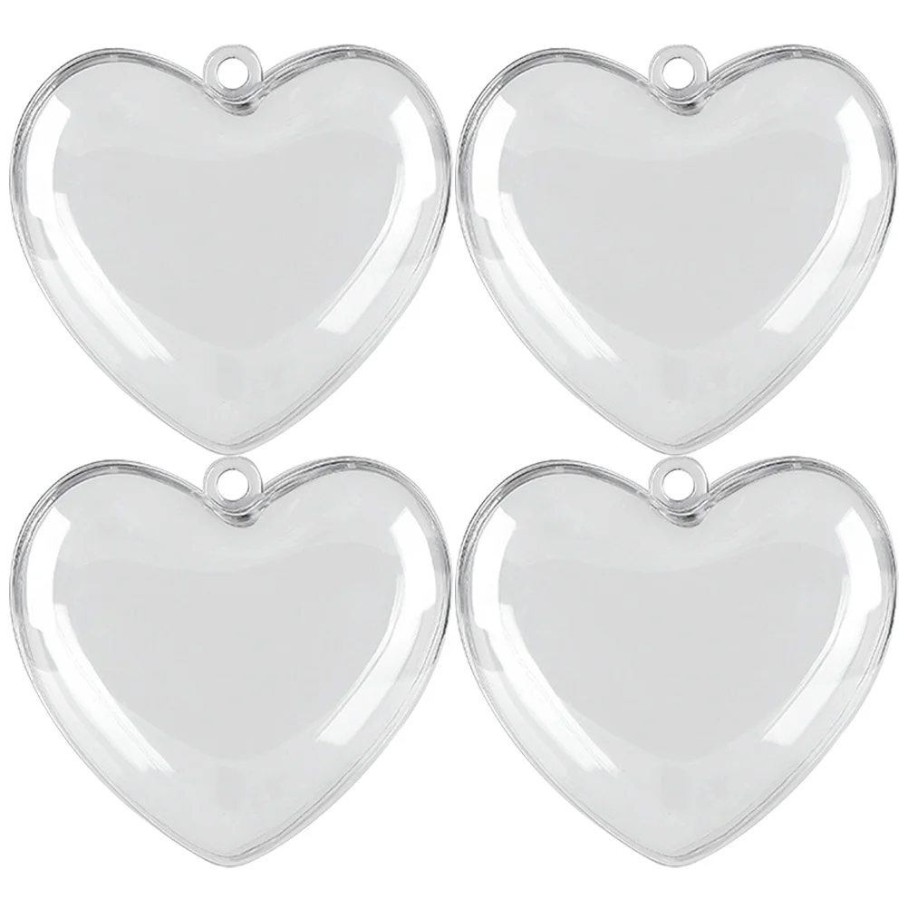 4Pcs Clear Heart Shaped Balls Heart-shaped Fillable Ball Ornament Gift Present Box Gadgetsation
4Pcs Clear Heart Shaped Balls Heart-shaped Fillable Ball Ornament Gift Present Box Gadgetsation