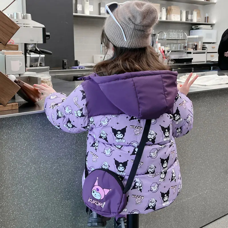Kawaii Sanrio Kuromi Anime Children Thickened Down Jacket Cartoon Cute Girl Sweet Comfortable Casual Warm Plush Cotton Jacket
Kawaii Sanrio Kuromi Anime Children Thickened Down Jacket Cartoon Cute Girl Sweet Comfortable Casual Warm Plush Cotton Jacket
