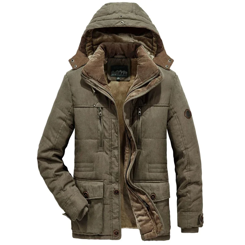 2024 New Men's Leisure Velvet Thick Warm Coat Waterproof Fleece Hooded Outdoor Jacket Coats Hat Windbreakers Parka
2024 New Men's Leisure Velvet Thick Warm Coat Waterproof Fleece Hooded Outdoor Jacket Coats Hat Windbreakers Parka