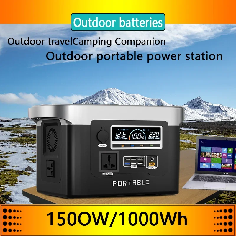 1500W Portable Power Station 170AH Solar Generator Outdoor Emergency Mobile Power Bank 24000mAh LiFePO4 For Camping Power LED
1500W Portable Power Station 170AH Solar Generator Outdoor Emergency Mobile Power Bank 24000mAh LiFePO4 For Camping Power LED