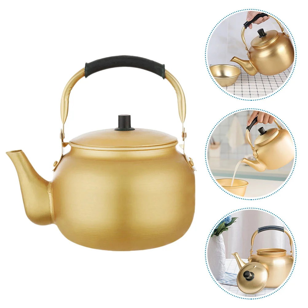Large-capacity Korean Aluminum Pot Rice Small Hotel Teapot Restaurant Bowl Golden with Handle (6 Liters Yellow Pot) Jug
Large-capacity Korean Aluminum Pot Rice Small Hotel Teapot Restaurant Bowl Golden with Handle (6 Liters Yellow Pot) Jug