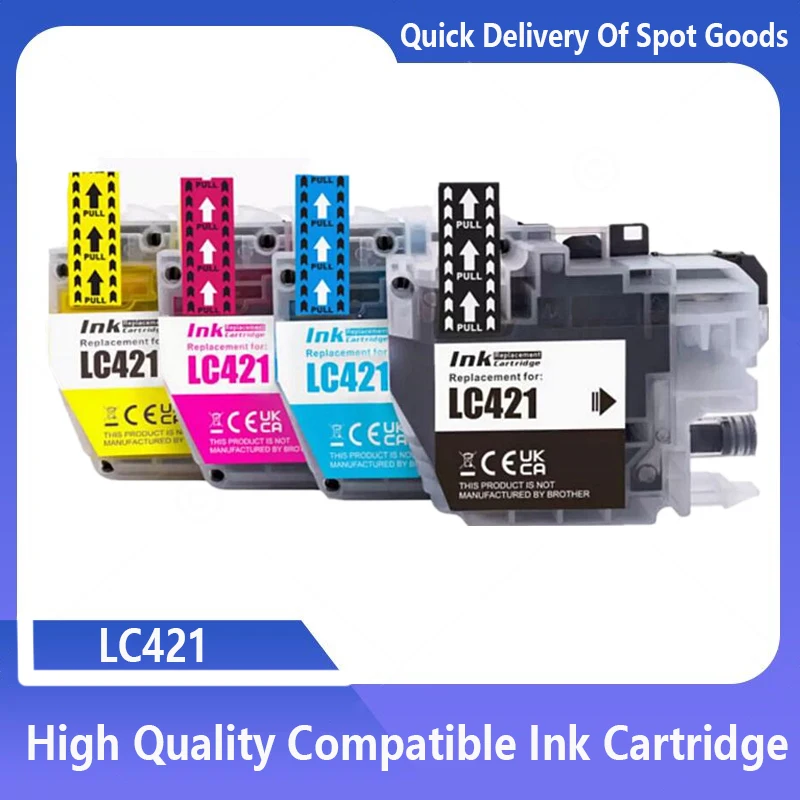 LC421 LC 421 Compatible Ink Cartridge For Brother DCP-J1050DW MFC-J1010DW DCP-J1140DW printer Standard capacity
LC421 LC 421 Compatible Ink Cartridge For Brother DCP-J1050DW MFC-J1010DW DCP-J1140DW printer Standard capacity