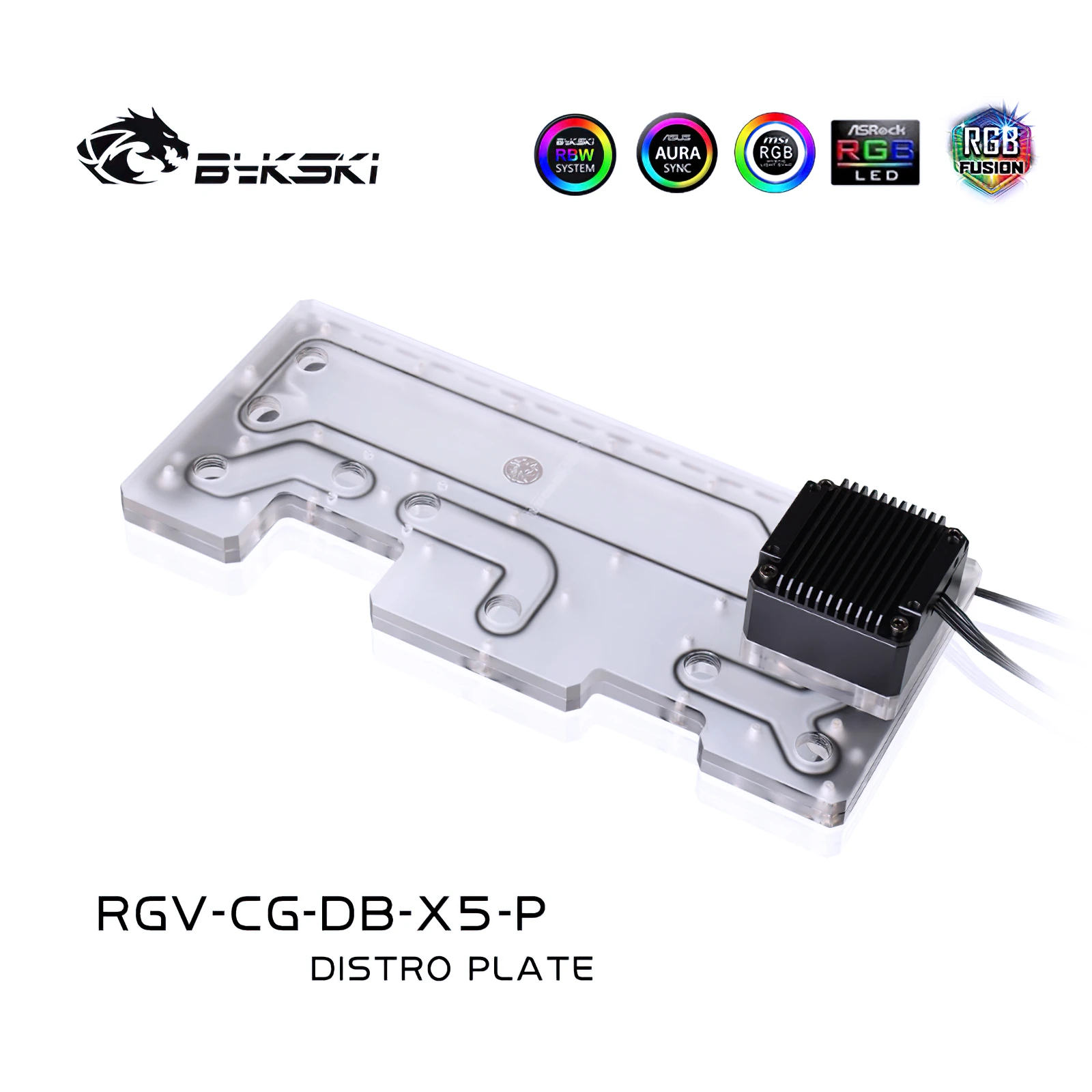 Bykski RGV-CG-DB-X5-P, Waterway Boards For COUGAR DarkBlader X5 Case, For Intel CPU Water Cooling Block & Single GPU Building
Bykski RGV-CG-DB-X5-P, Waterway Boards For COUGAR DarkBlader X5 Case, For Intel CPU Water Cooling Block & Single GPU Building