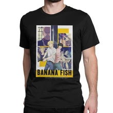 Banana Fish Men T Shirt Eiji Okumura 90s Japanese Anime Crazy Tees Short Sleeve Crewneck T-Shirt Cotton Unique Clothing
Banana Fish Men T Shirt Eiji Okumura 90s Japanese Anime Crazy Tees Short Sleeve Crewneck T-Shirt Cotton Unique Clothing