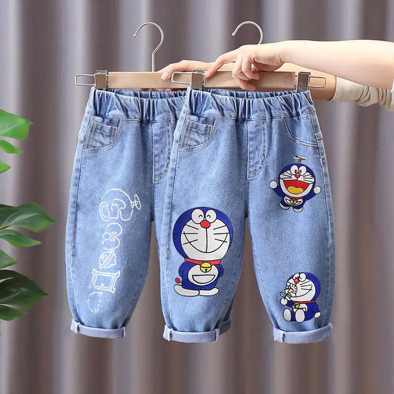 Kawaii Child Cartoon Jeans Anime Leisure Thin Pants Fashion Street Style Denim Pants for Girl Boy Soft Straight Pants Girl Gift
Kawaii Child Cartoon Jeans Anime Leisure Thin Pants Fashion Street Style Denim Pants for Girl Boy Soft Straight Pants Girl Gift