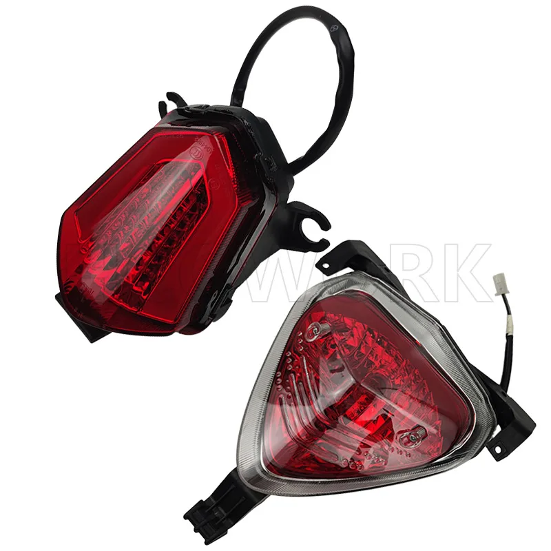 

Motorcycle Rear Tail Lamp Assembly Rear Brake Lamp License Plate Lamp for Haojue Suzuki Gsx250r-a Dl250 Gw250