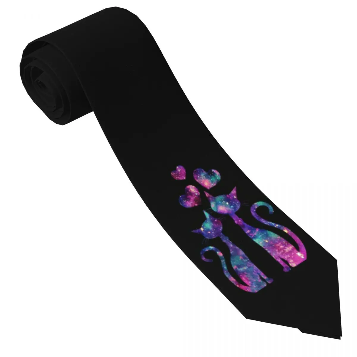 

Новинка, креативный галстук в виде кота с принтом, повседневная одежда, галстуки для шеи, мужские элегантные аксессуары, высокое качество, индивидуальный галстук для воротника «сделай сам»