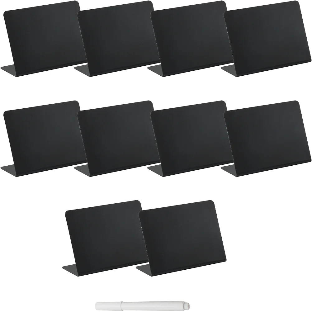 

1 Set Mini Blackboard Signs Erasable Kitchen Notes Chalk Boards Sign for Buffet Party
