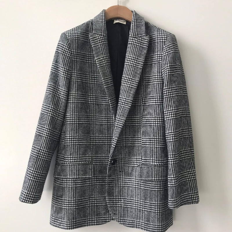Zadig Classic Blazer Women Fashion Plaid Blazer Elegant Office Ladies Coat Female Lapel Suit Coat Causal Pocket Cotton Top Suit
Zadig Classic Blazer Women Fashion Plaid Blazer Elegant Office Ladies Coat Female Lapel Suit Coat Causal Pocket Cotton Top Suit