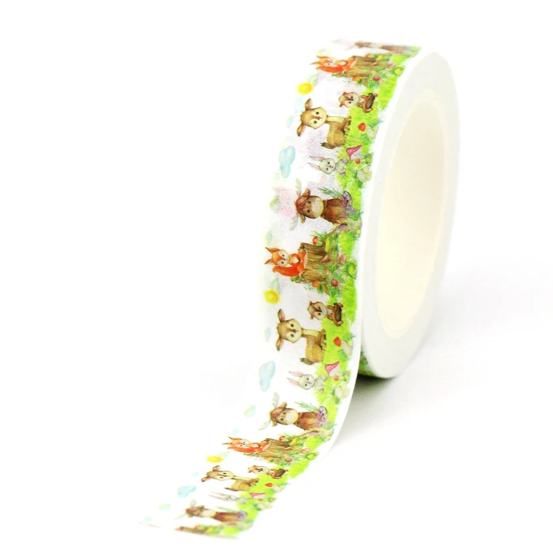 NEW 1PC. 10M Decor Cute Squirrel Deer Plants Mushrooms Forest Animals Washi Tapes Journal Adhesive Masking Tape Papeleria
NEW 1PC. 10M Decor Cute Squirrel Deer Plants Mushrooms Forest Animals Washi Tapes Journal Adhesive Masking Tape Papeleria