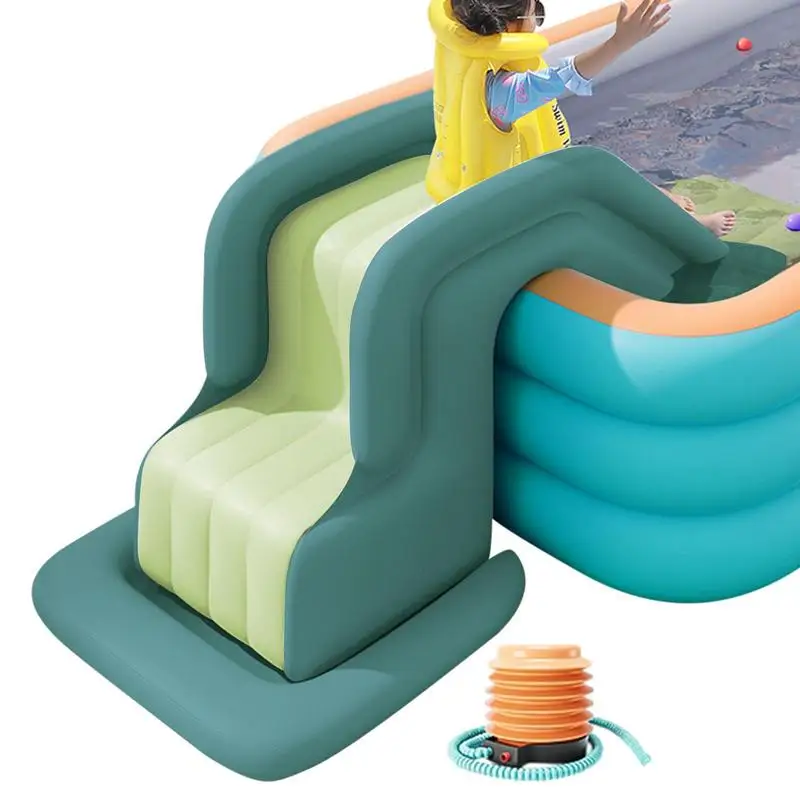 Inflatable Pool Slide For Kids Fun Outdoor Anti-Tipping Waterpark Slides Toy Summer Inflated Water Slides For Swimming Pool
Inflatable Pool Slide For Kids Fun Outdoor Anti-Tipping Waterpark Slides Toy Summer Inflated Water Slides For Swimming Pool