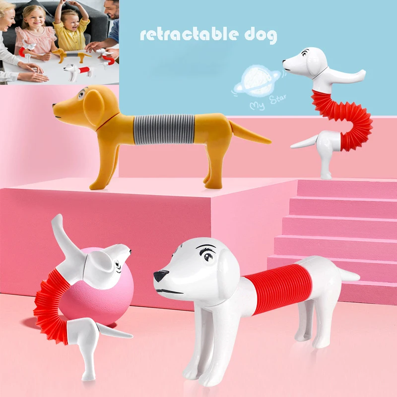 Baby Kids Toys Educational Strees Relief Toys DIY Retractable Dog Pop Tube Decompression Funny Toys jouet enfant jouet bebe
Baby Kids Toys Educational Strees Relief Toys DIY Retractable Dog Pop Tube Decompression Funny Toys jouet enfant jouet bebe