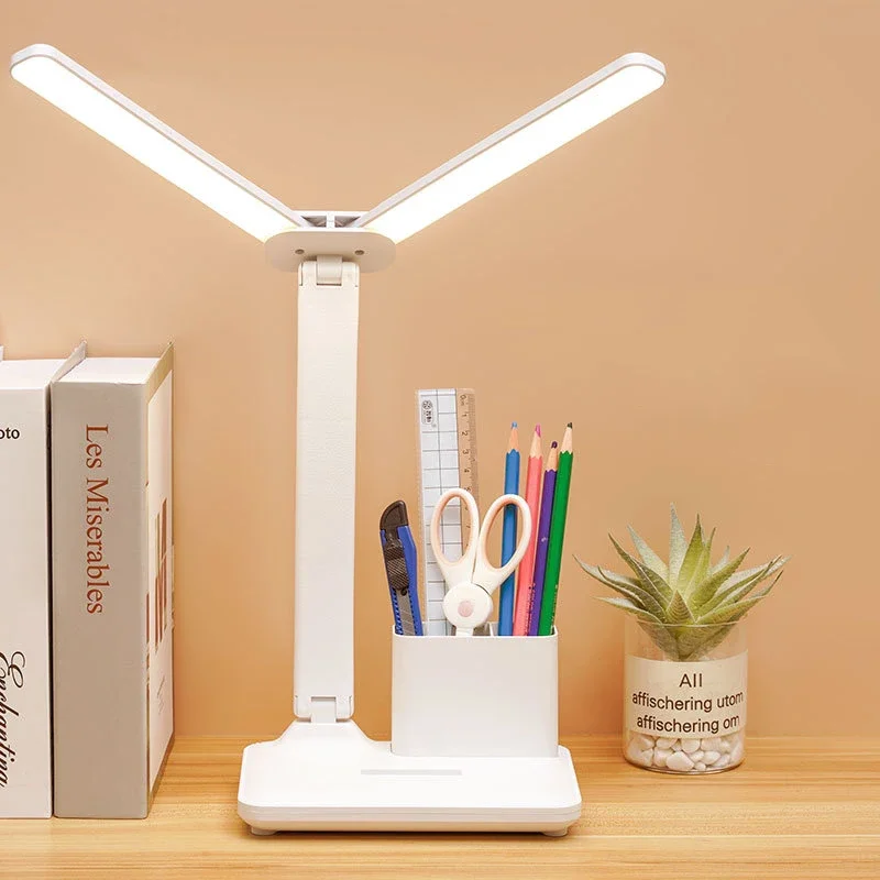 USB Charging LED Table Lamp Stepless Dimming Desk Lamp Multi-function Night Lamp for Bedroom Reading Light White Light
USB Charging LED Table Lamp Stepless Dimming Desk Lamp Multi-function Night Lamp for Bedroom Reading Light White Light