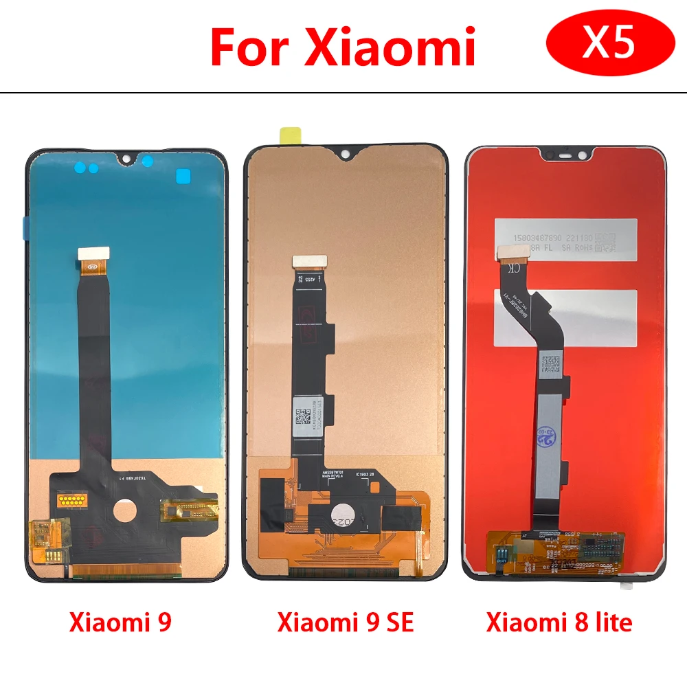Lcd Display Touch Screen Digitizer Assembly Display For Xiaomi Mi 8 Lite 9 Se Replacement Repair Parts 1Pcs
Lcd Display Touch Screen Digitizer Assembly Display For Xiaomi Mi 8 Lite 9 Se Replacement Repair Parts 1Pcs