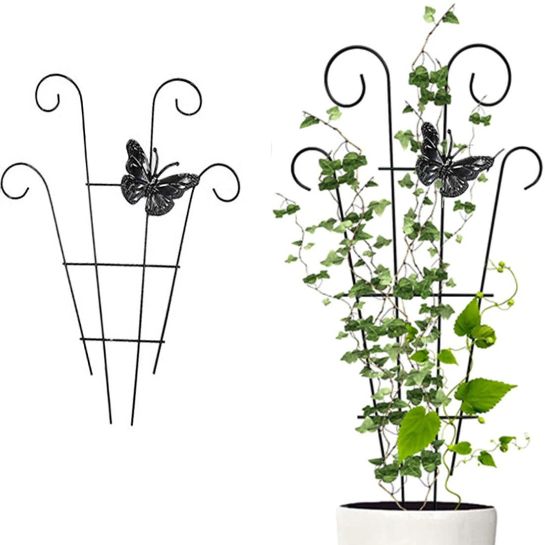 2023 Metal Plant Climbing Frame Iron Flower Leaves Support Stick Plant Fixed Stake Climber Pole Indoor Potted Garden Accessories
2023 Metal Plant Climbing Frame Iron Flower Leaves Support Stick Plant Fixed Stake Climber Pole Indoor Potted Garden Accessories