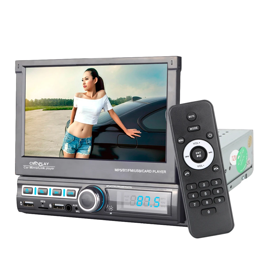 CML-Player 1 DIN Car Autoradio Car Mirror Link Player Auto Multimedia Player 7'' Touch Screen MP5 Bluetooth FM AUX Radio Stereo
CML-Player 1 DIN Car Autoradio Car Mirror Link Player Auto Multimedia Player 7'' Touch Screen MP5 Bluetooth FM AUX Radio Stereo