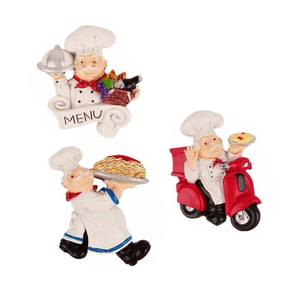 3pcs Chef Fridge Magnets 3D Refrigerator Magnetic Stickers Cartoon Chef Magnet Sticker Sign Fridge for Locker Whiteboard Office
3pcs Chef Fridge Magnets 3D Refrigerator Magnetic Stickers Cartoon Chef Magnet Sticker Sign Fridge for Locker Whiteboard Office