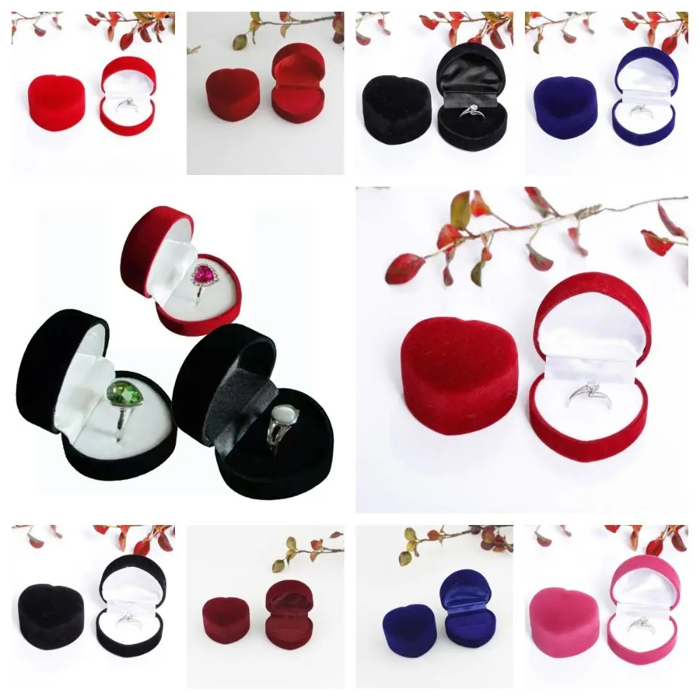 Stud Earrings Love Velvet Ring Box Jewelry Packaging Velvet Engagement Ring Box Storage Box Solid Color Jewelry Display Case
Stud Earrings Love Velvet Ring Box Jewelry Packaging Velvet Engagement Ring Box Storage Box Solid Color Jewelry Display Case